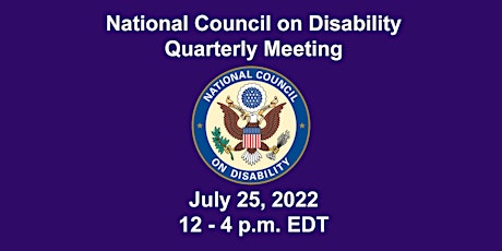 NCD Quarterly Meeting July 25, 2022 primary image