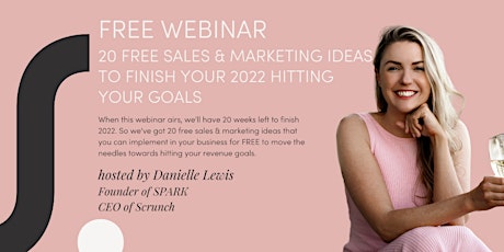 20 FREE Sales & Marketing Ideas to Finish 2022 Hitting Your Goals