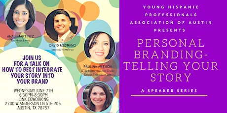 Personal Branding- Telling Your Story primary image