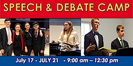 2017 Summer Speech and Debate Camp primary image