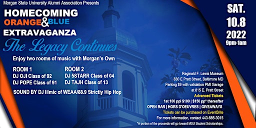 MSUAA Homecoming Orange & Blue Extravaganza: The Legacy Continues