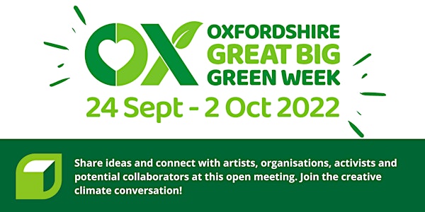 Co-Producing Oxfordshire Great Big Green Week Meeting