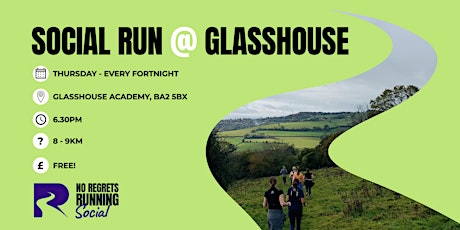THURSDAY ON ROAD Social Run @ Glasshouse - 24th November 2022 - 6.30pm