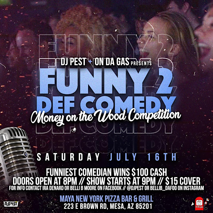 Funny 2 Def Comedy Competition image