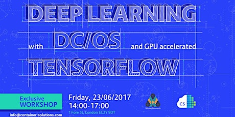 Deep Learning with DC/OS and TensorFlow 