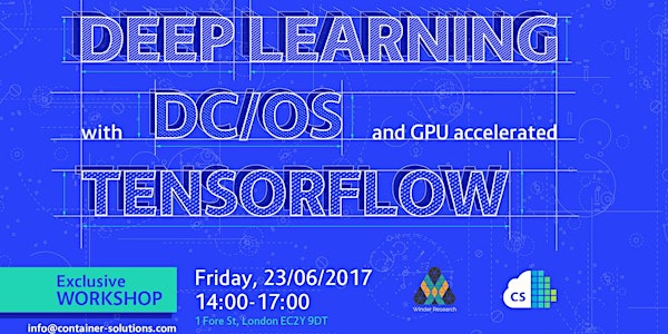 Deep Learning with DC/OS and TensorFlow