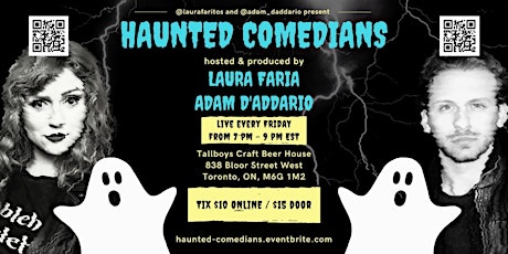 Haunted Comedians (STANDUP COMEDY + LIVE PODCAST TAPING)