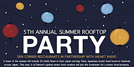 5th Annual:  2022 Summer Rooftop Party & Charity Fundraiser - Aug 23&24