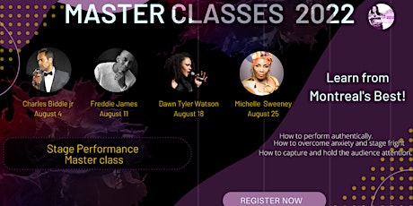 Attending 2 Master Classes 2022 primary image