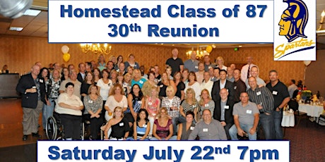 Homestead HS Class of 1987 30th Reunion primary image