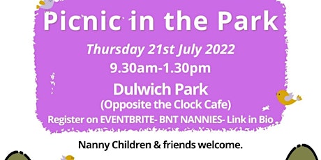 Picnic in the Park- Dulwich Park