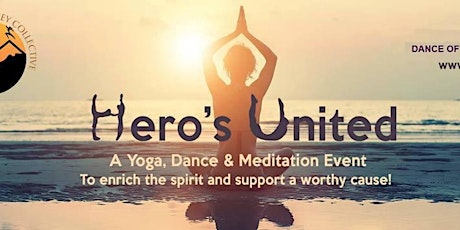 Immagine principale di Heroes United - Meditation, Yoga & Dance Charity Event  
