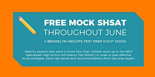 Free Mock SHSAT + Same Day Raw Score