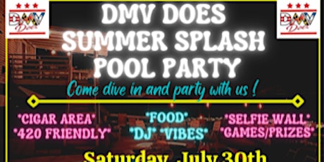 DMV Does Summer Splash Party