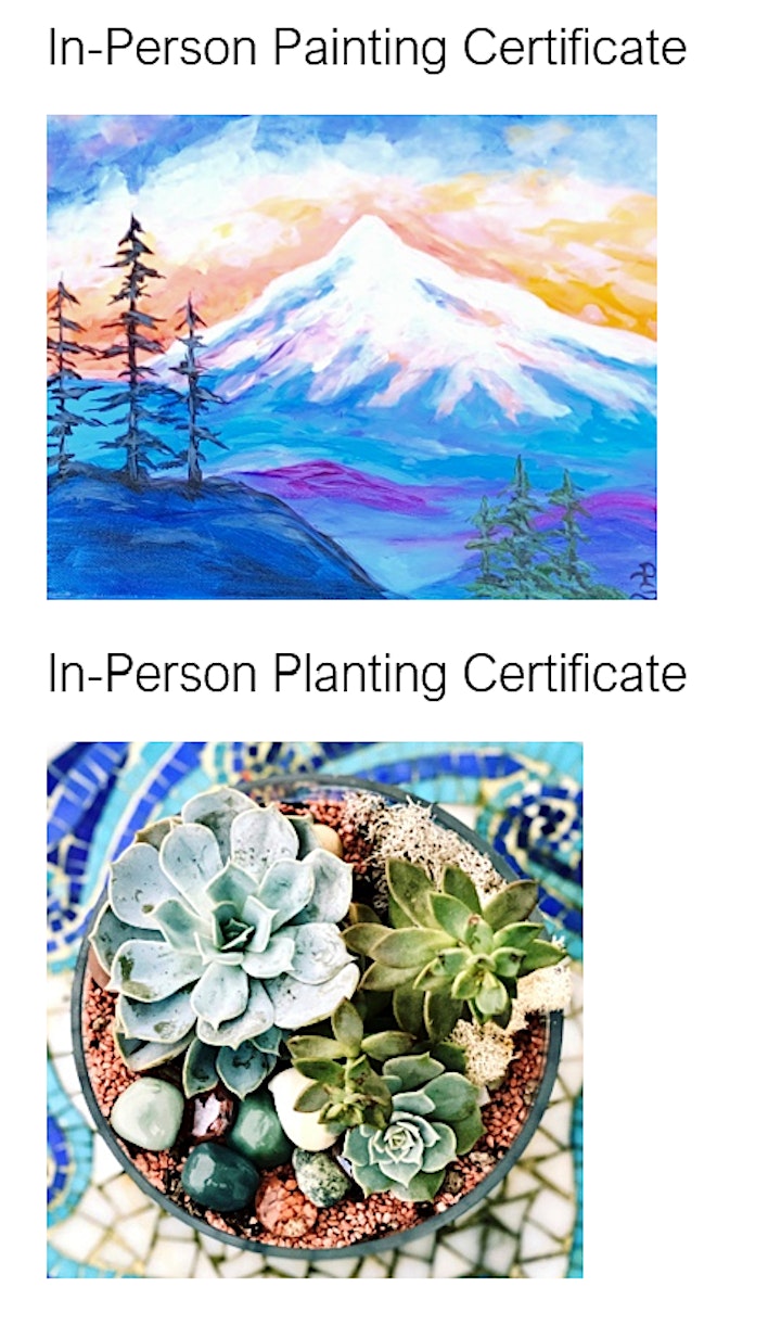 Corks and Canvas Event Gift Certificates 2022 image
