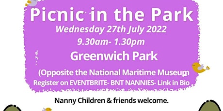 PICNIC IN THE PARK- Greenwich Park