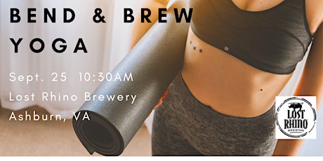 Bend & Brew Yoga at Lost Rhino Brewery on 09/25