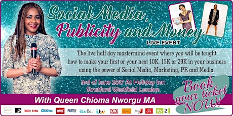 Social Media, Publicity and Money (Live Event) primary image