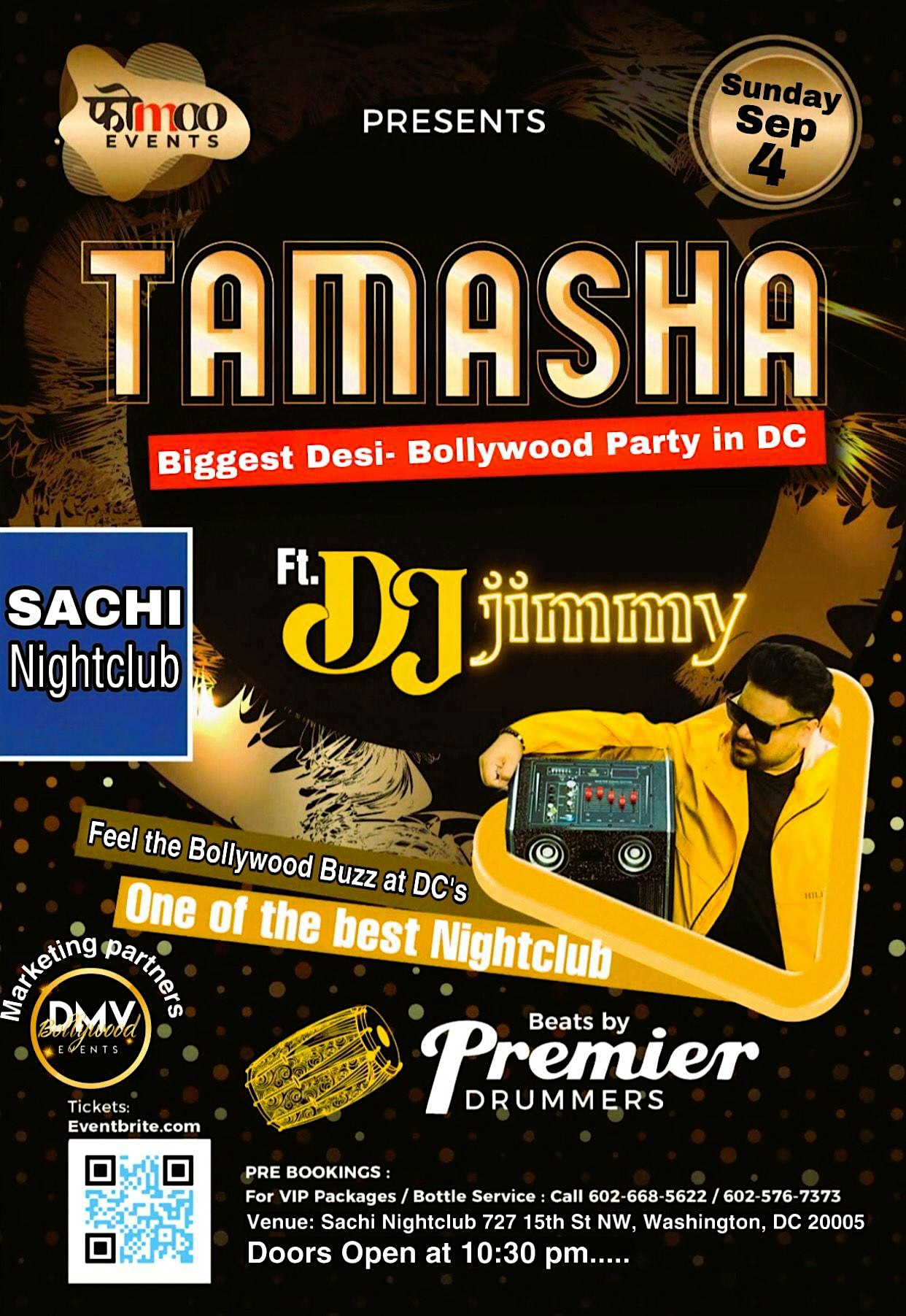 TAMASHA BOLLYWOOD NIGHT- WASHINGTON DC