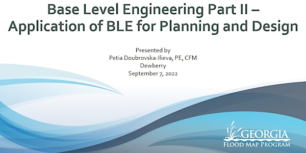 Base Level Engineering Part II - Application of BLE for Planning and Design