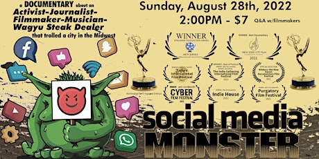 Social Media Monster documentary screening