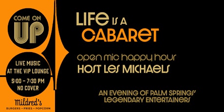 LIFE IS A CABARET with Les Michaels