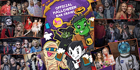 Official Halloween Bar Crawl LIVE Kansas City, MO 3 DATES