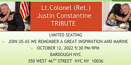 Lt. Colonel (Ret.) Justin Constantine Tribute