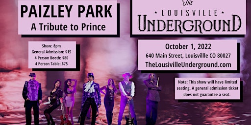 Paizley Park Live at The Louisville Underground