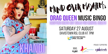 Mind Over Mayhem's: Drag Queen Music Bingo For Mental Health