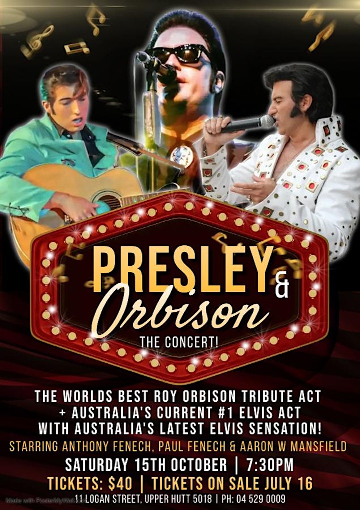 EDU 2022: Presley & Orbison - The Concert! image