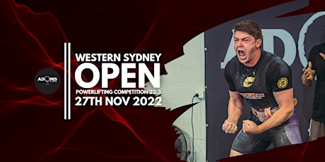 Western Sydney Open Powerlifting Competition 22.3