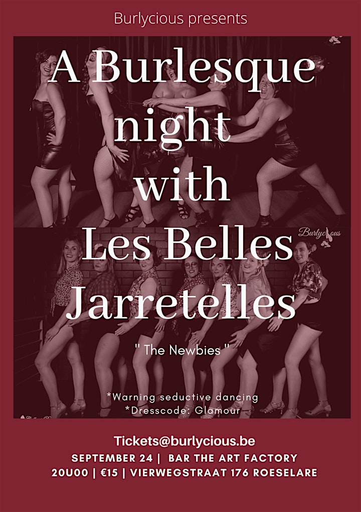 Afbeelding van Burlesqueshow Les Belles Jarretelles "newbies"