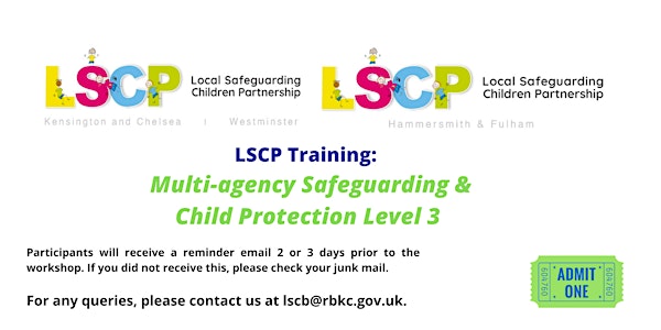Multi-Agency Safeguarding & Child Protection level 3 - Full day (In-person)
