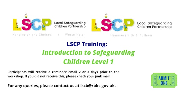 Introduction to Safeguarding Children (level 1) In-person