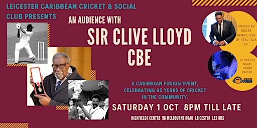 An Audience with Sir Clive Lloyd CBE