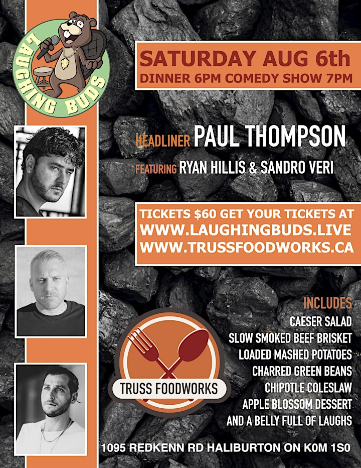 Laughing Buds Dinner and  Comedy Show Live in Haliburton image