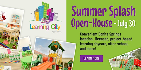 Learning City Academy - A Summer Splash - FREE BACKPACKS