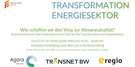 Transformation des Energiesektors (Vortragsreihe)