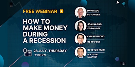 How to Make Money During a Recession Webinar primary image