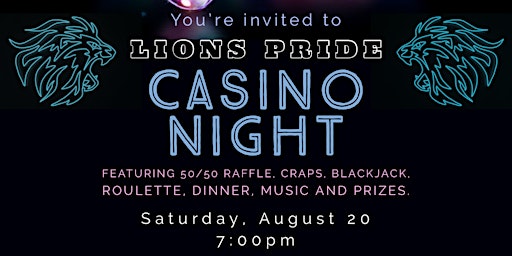 Lions Pride Casino Night Fundraiser