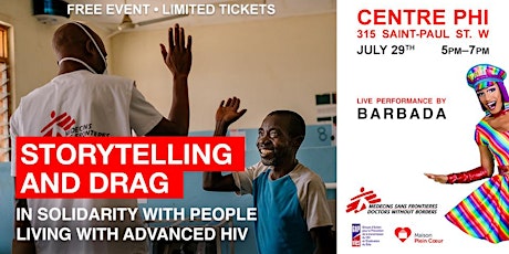 Storytelling & Drag in Support of People Living with Advanced HIV primary image
