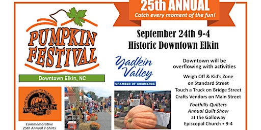 Yadkin Valley Pumpkin Festival & Great Pumpkin Weigh-Off
