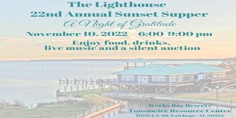 The Lighthouse 22nd Annual Sunset Supper:  A Night of Gratitude