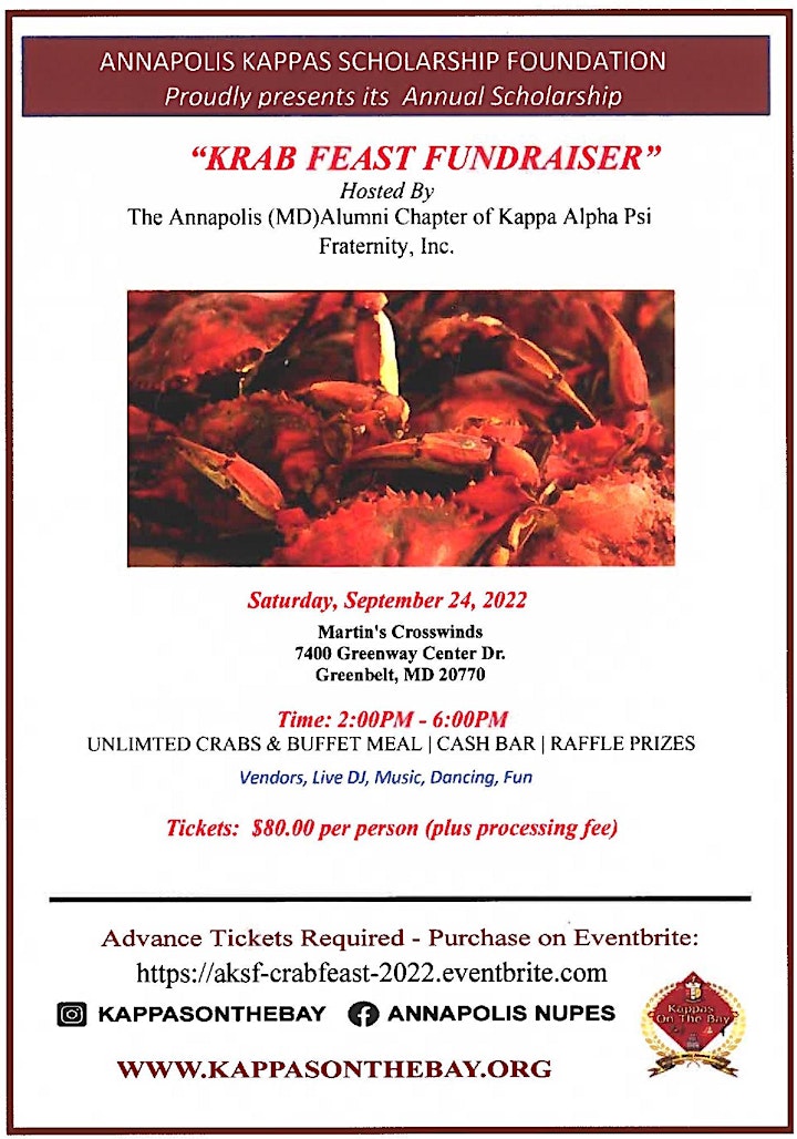 Annual Crab Feast Fundraiser image