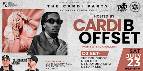 7*23 / The Cardi Party / CARDI B + OFFSET (MIGOS) / ATLANTIC CITY primary image