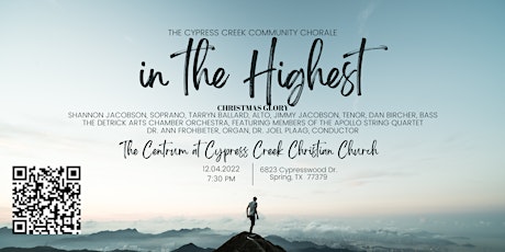 The Cypress Creek Community Chorale - "In the Highest," a Christmas Concert