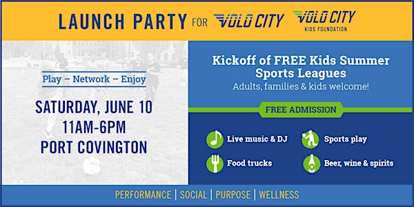 Volo City Brand Launch Party Invitation