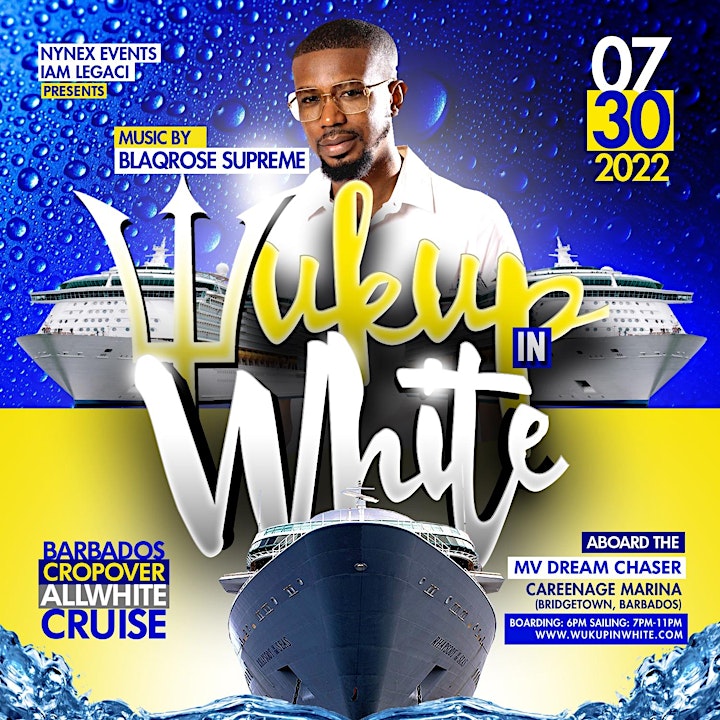 WUK UP IN WHITE The Annual All White Boat Ride · Barbados Crop Over 2022 image