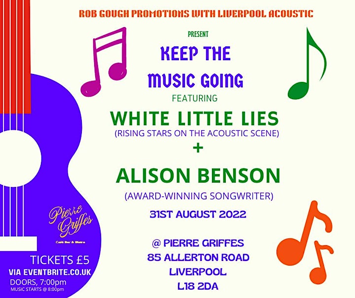 Keep The Music Going ft White Little Lies + Alison Benson image